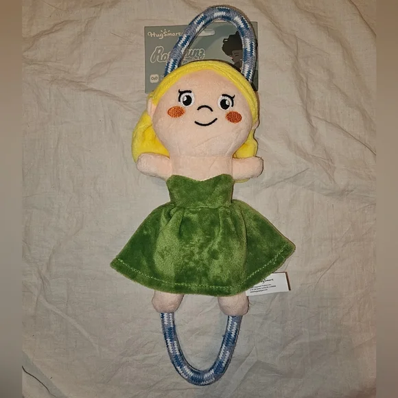Hugsmart Princess Rope Dog Toy NWT Squeaker Tug Toy - Picture 2 of 3
